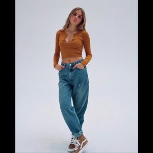 UO Nala Notch Neck Top